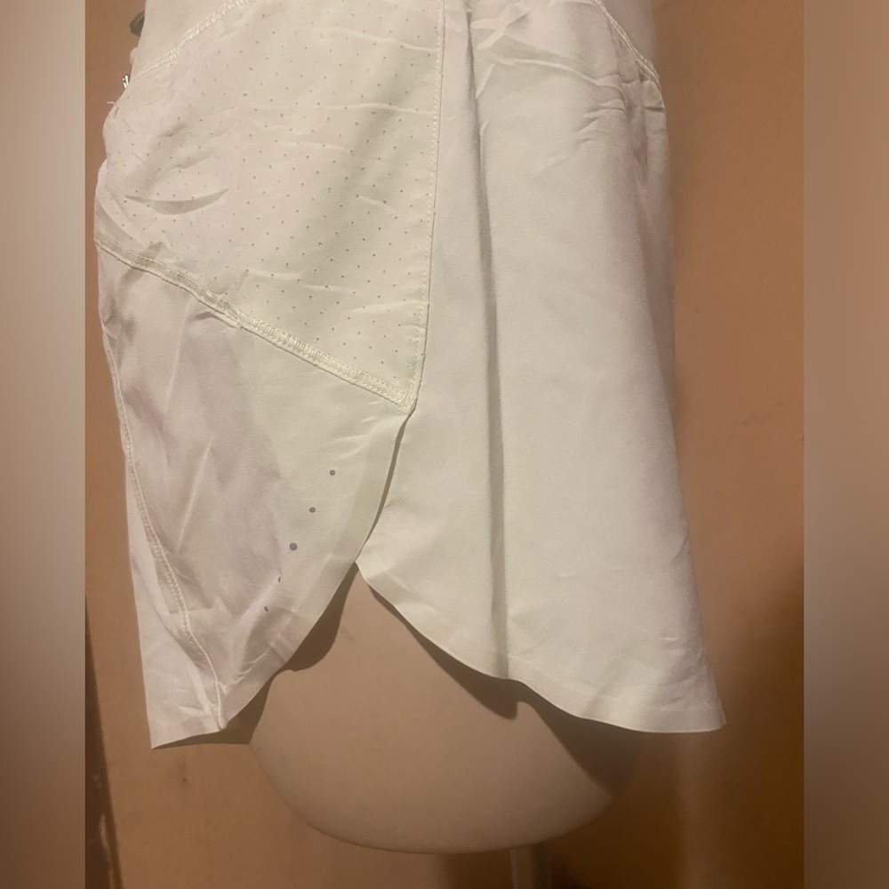 Athleta Run Yellow Athletic Shorts High-Waisted Stretch - Picture 8 of 16